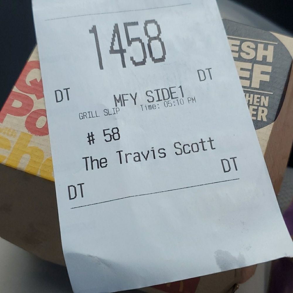 Travis Scott Burger Box (burger not included)